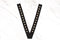 Black and Gold Micro suede Neck Applique